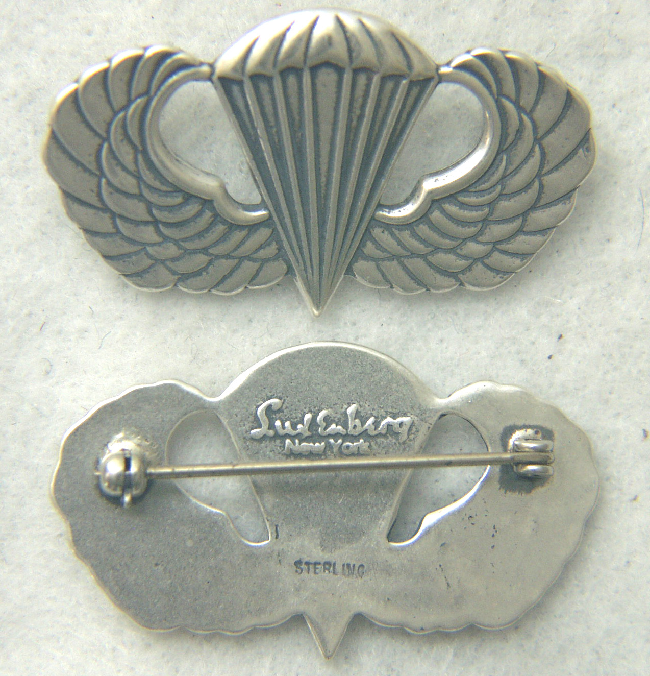 Military Insignia, balloon, Antique Militeria, Sterling wings 
